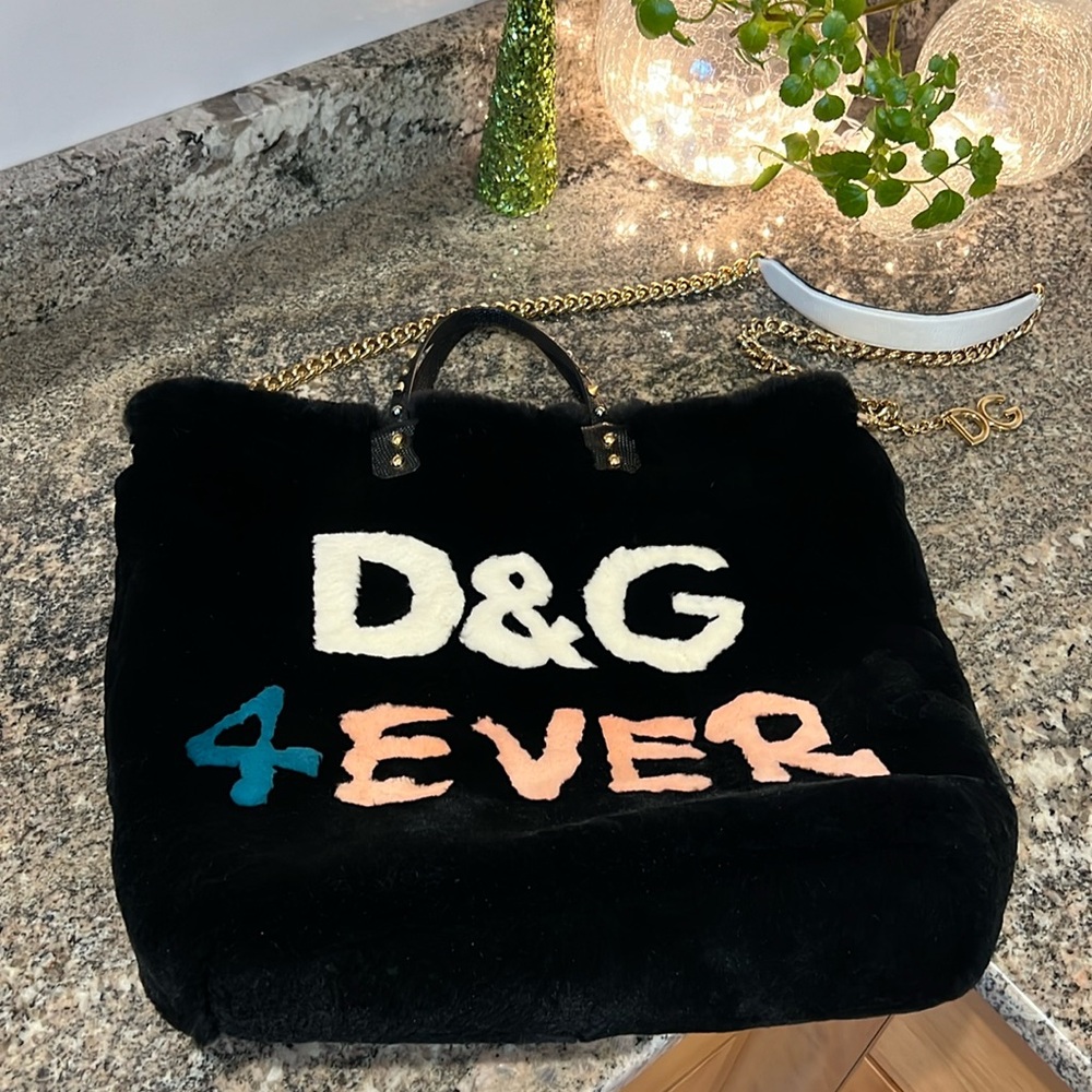 Dolce & Gabbana Beatrice Fur Tote